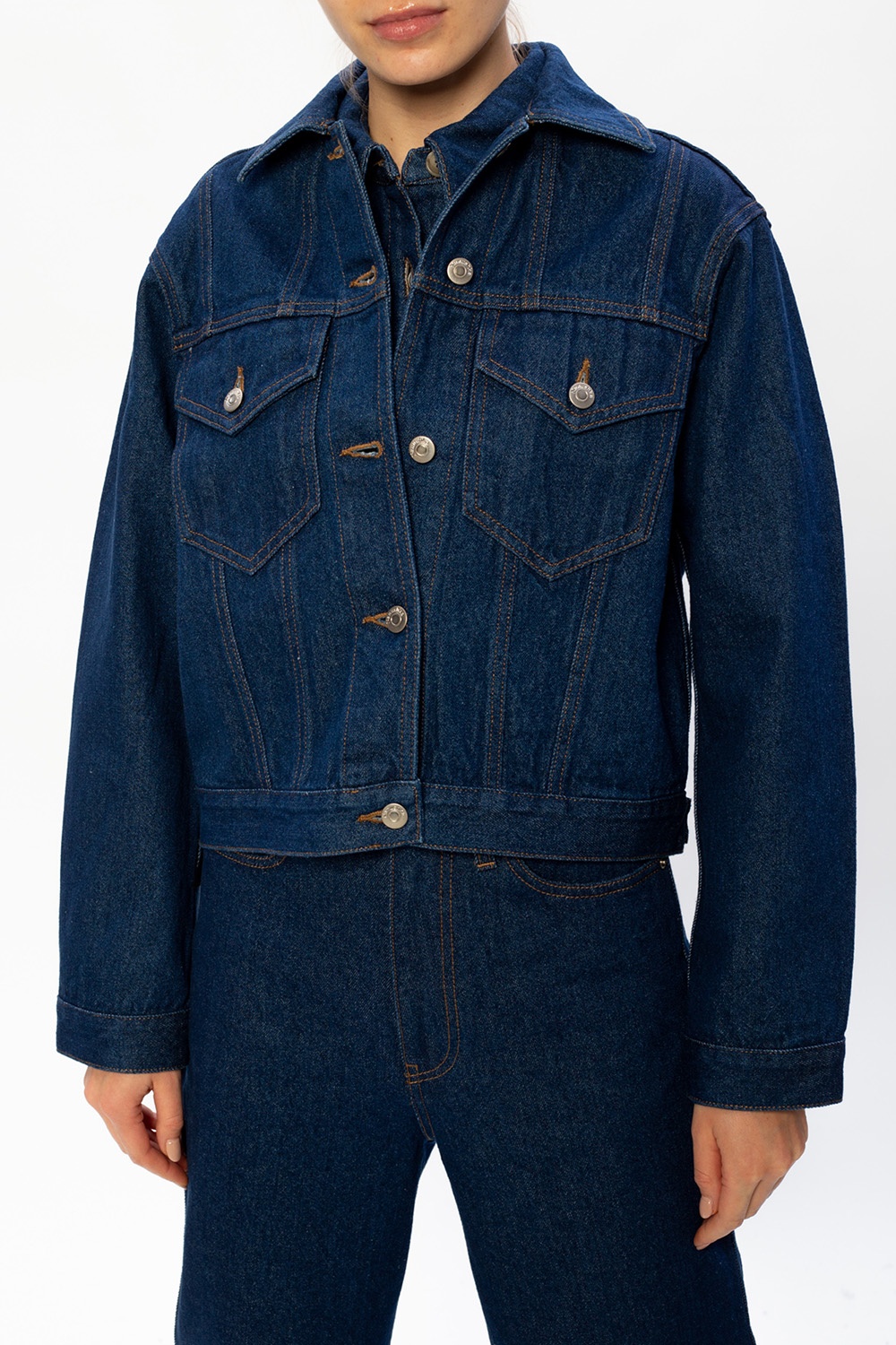 Nanushka Denim Wood jacket